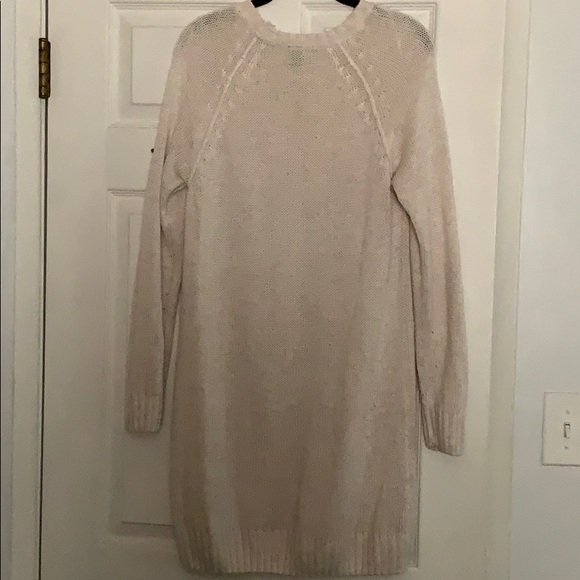 H&M Cream Sweater Tunic Dress - Picture 6 of 6
